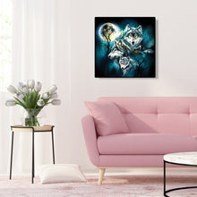 Load image into Gallery viewer, Night Wolves 30*30CM(Canvas) Full Round Drill Diamond Painting