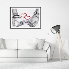 Load image into Gallery viewer, Love Heart 40*30CM(Canvas) Full Round Drill Diamond Painting