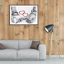 Load image into Gallery viewer, Love Heart 40*30CM(Canvas) Full Round Drill Diamond Painting