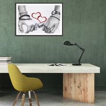 Load image into Gallery viewer, Love Heart 40*30CM(Canvas) Full Round Drill Diamond Painting