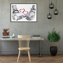 Load image into Gallery viewer, Love Heart 40*30CM(Canvas) Full Round Drill Diamond Painting