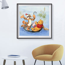 Load image into Gallery viewer, Happy Bear 30*30CM(Canvas)-Full Round Drill Diamond Painting