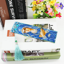 Load image into Gallery viewer, 2x 5D DIY Diamond Painting Leather Bookmarks Goddess Embroidery Page-Marker