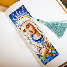 Load image into Gallery viewer, 2x 5D DIY Diamond Painting Leather Bookmarks Goddess Embroidery Page-Marker