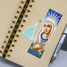 Load image into Gallery viewer, 2x 5D DIY Diamond Painting Leather Bookmarks Goddess Embroidery Page-Marker