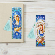 Load image into Gallery viewer, 2x 5D DIY Diamond Painting Leather Bookmarks Goddess Embroidery Page-Marker
