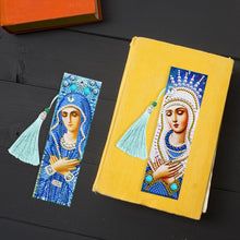 Load image into Gallery viewer, 2x 5D DIY Diamond Painting Leather Bookmarks Goddess Embroidery Page-Marker