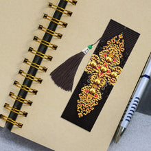 Load image into Gallery viewer, 2x 5D DIY Diamond Painting Cross Leather Bookmarks Tassel Embroidery Craft