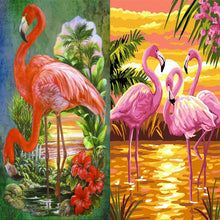 Load image into Gallery viewer, Pink Bird 30*40CM(Canvas) Full Round Drill Diamond Painting
