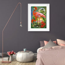 Load image into Gallery viewer, Pink Bird 30*40CM(Canvas) Full Round Drill Diamond Painting