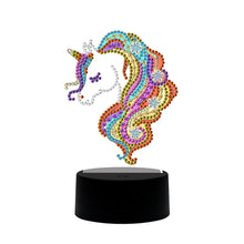 Load image into Gallery viewer, DIY Diamond Painting LED Light Horse Embroidery Night Lamp Needlework Decor