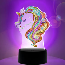 Load image into Gallery viewer, DIY Diamond Painting LED Light Horse Embroidery Night Lamp Needlework Decor