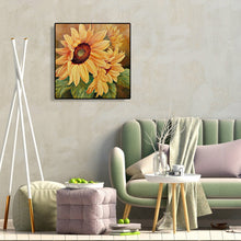 Load image into Gallery viewer, Sunflower 30*30CM(Canvas) Full Round Drill Diamond Painting