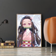 Load image into Gallery viewer, Pretty Girl 40*30CM(Canvas)-Full Round Drill Diamond Painting