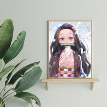 Load image into Gallery viewer, Pretty Girl 40*30CM(Canvas)-Full Round Drill Diamond Painting