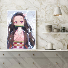 Load image into Gallery viewer, Pretty Girl 40*30CM(Canvas)-Full Round Drill Diamond Painting