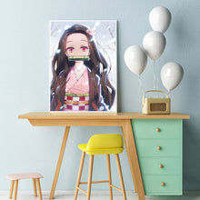 Load image into Gallery viewer, Pretty Girl 40*30CM(Canvas)-Full Round Drill Diamond Painting