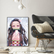 Load image into Gallery viewer, Pretty Girl 40*30CM(Canvas)-Full Round Drill Diamond Painting