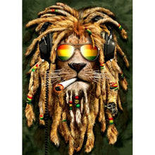 Load image into Gallery viewer, Lion 30*40CM(Canvas) Full Round Drill Diamond Painting