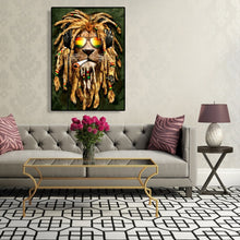 Load image into Gallery viewer, Lion 30*40CM(Canvas) Full Round Drill Diamond Painting