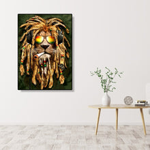 Load image into Gallery viewer, Lion 30*40CM(Canvas) Full Round Drill Diamond Painting