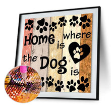 Load image into Gallery viewer, Letter 30*30CM(Canvas) Full Round Drill Diamond Painting