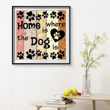 Load image into Gallery viewer, Letter 30*30CM(Canvas) Full Round Drill Diamond Painting