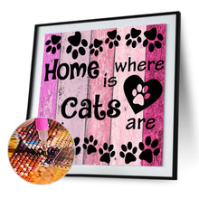 Load image into Gallery viewer, Cats 30*30CM(Canvas) Full Round Drill Diamond Painting