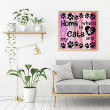 Load image into Gallery viewer, Cats 30*30CM(Canvas) Full Round Drill Diamond Painting