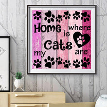 Load image into Gallery viewer, Cats 30*30CM(Canvas) Full Round Drill Diamond Painting
