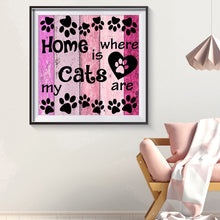 Load image into Gallery viewer, Cats 30*30CM(Canvas) Full Round Drill Diamond Painting