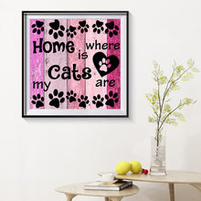 Load image into Gallery viewer, Cats 30*30CM(Canvas) Full Round Drill Diamond Painting