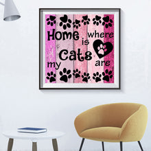 Load image into Gallery viewer, Cats 30*30CM(Canvas) Full Round Drill Diamond Painting