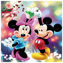 Load image into Gallery viewer, Happy Mouse 30*30CM(Canvas)-Full Round Drill Diamond Painting