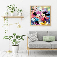 Load image into Gallery viewer, Happy Mouse 30*30CM(Canvas)-Full Round Drill Diamond Painting
