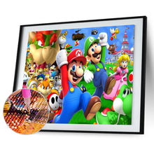 Load image into Gallery viewer, Happy Game 40*30CM(Canvas)-Full Round Drill Diamond Painting