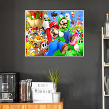 Load image into Gallery viewer, Happy Game 40*30CM(Canvas)-Full Round Drill Diamond Painting