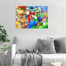 Load image into Gallery viewer, Happy Game 40*30CM(Canvas)-Full Round Drill Diamond Painting