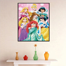 Load image into Gallery viewer, Seven Princess 30*40CM(Canvas)-Full Round Drill Diamond Painting