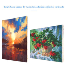 Load image into Gallery viewer, 40 X 50cm Wooden DIY Diamond Painting Frame Embroidery Cross Stitch Case