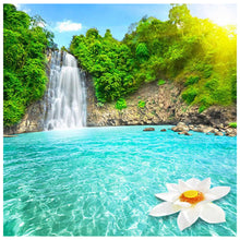 Load image into Gallery viewer, Waterfalls Scenery 30*30CM(Canvas) Full Round Drill Diamond Painting