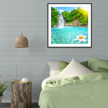 Load image into Gallery viewer, Waterfalls Scenery 30*30CM(Canvas) Full Round Drill Diamond Painting