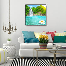Load image into Gallery viewer, Waterfalls Scenery 30*30CM(Canvas) Full Round Drill Diamond Painting