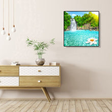 Load image into Gallery viewer, Waterfalls Scenery 30*30CM(Canvas) Full Round Drill Diamond Painting