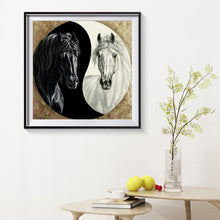 Load image into Gallery viewer, Horse 30*30CM(Canvas) Full Round Drill Diamond Painting