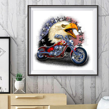 Load image into Gallery viewer, Motorcycle Eagle 30*30CM(Canvas) Special Shaped Drill Diamond Painting