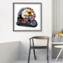 Load image into Gallery viewer, Motorcycle Eagle 30*30CM(Canvas) Special Shaped Drill Diamond Painting