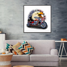 Load image into Gallery viewer, Motorcycle Eagle 30*30CM(Canvas) Special Shaped Drill Diamond Painting