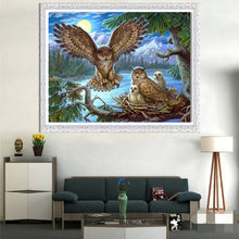 Load image into Gallery viewer, Bird Family 30*40CM(Canvas) Full Round Drill Diamond Painting