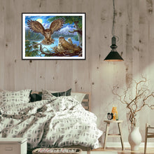 Load image into Gallery viewer, Bird Family 30*40CM(Canvas) Full Round Drill Diamond Painting
